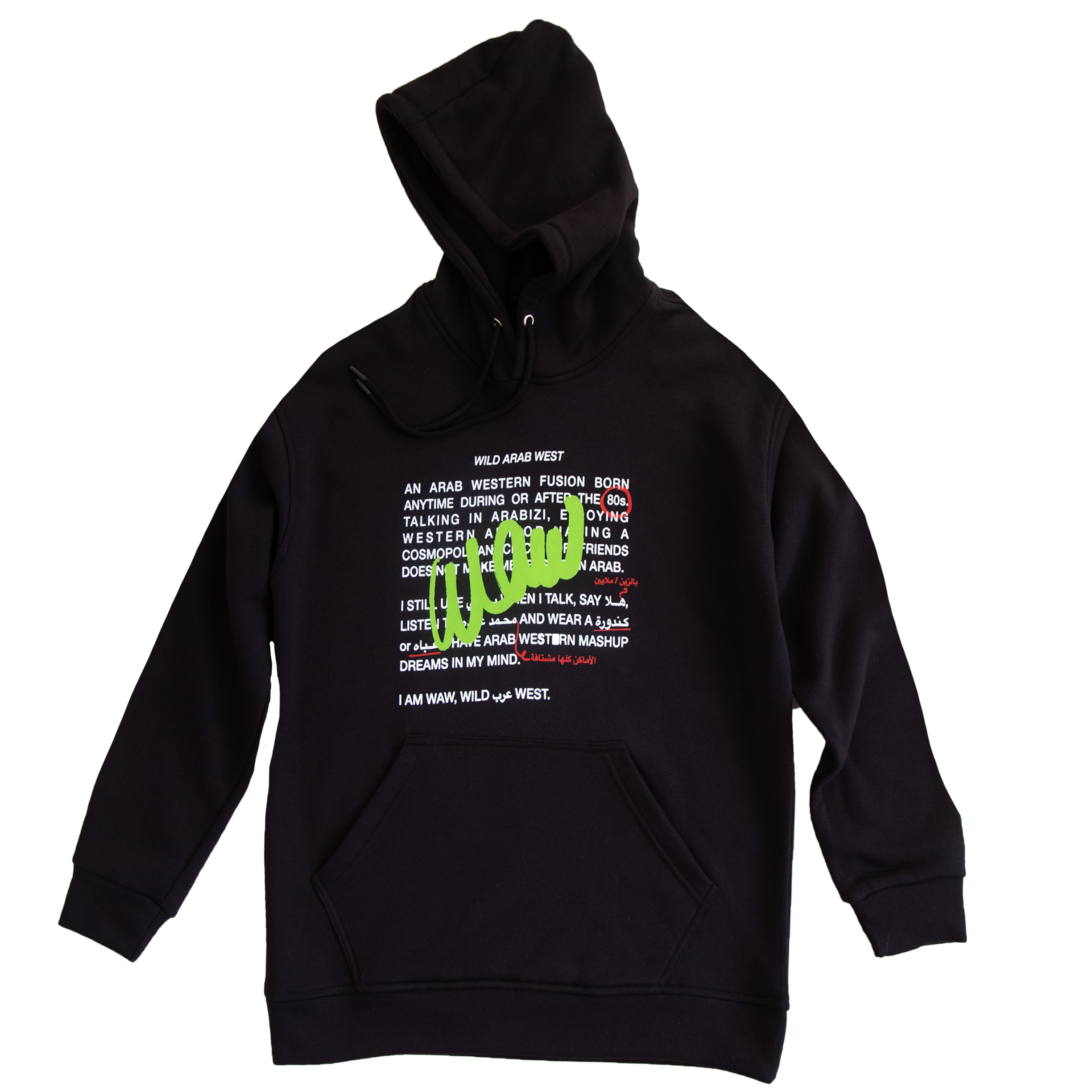 OVERSIZED WAW HOODIE